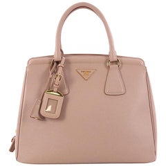Prada Parabole Handbag Saffiano Leather Medium