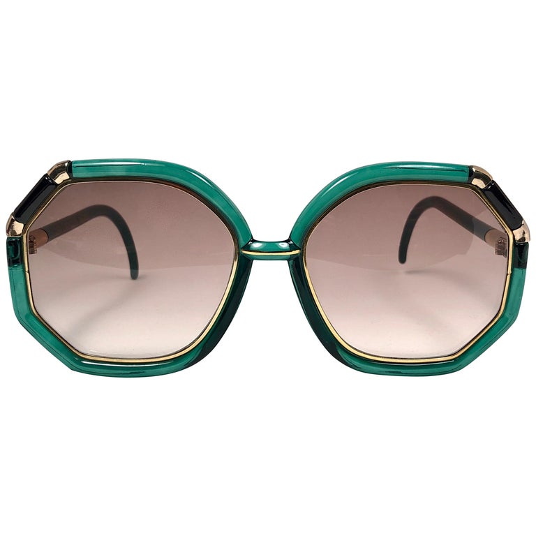 Ted Lapidus Paris Vintage Jade Green and Gold Sunglasses, 1970 at 1stDibs | ted  lapidus sunglasses, ted lapidus glasses, ted lapidus vintage sunglasses