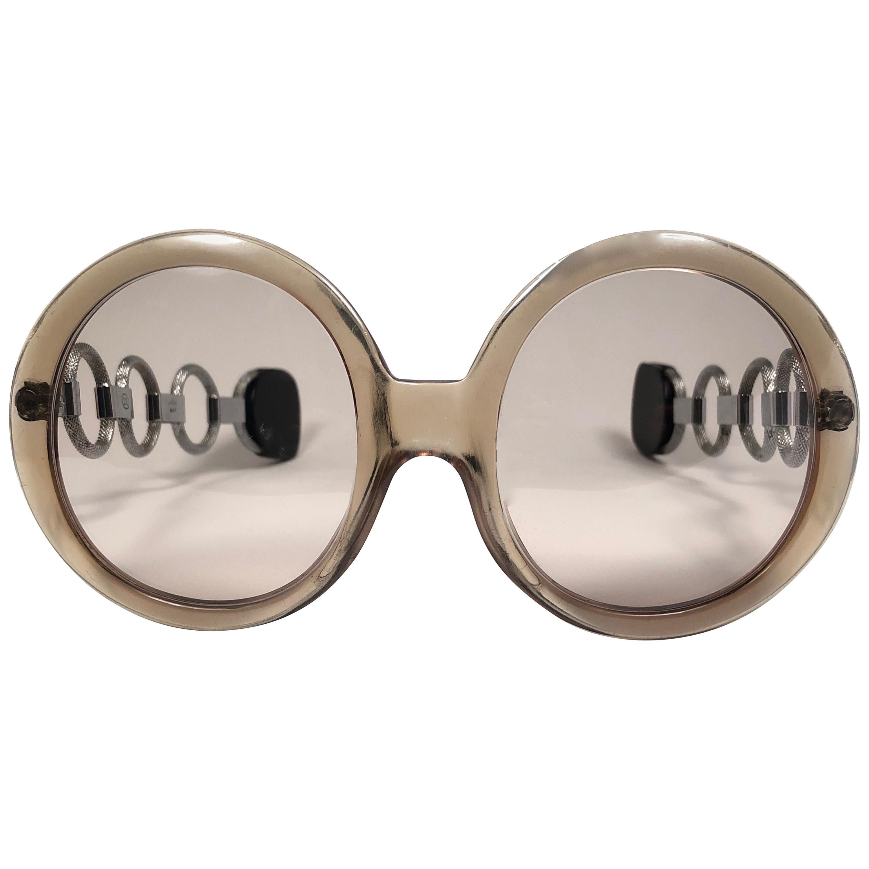 Serge Kirchhofer Vintage Rings Mod 461 Oversized Sunglasses Austria For Sale
