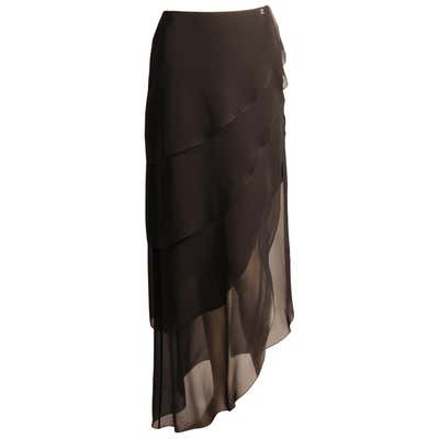Mignon Velvet Maxi Skirt 1960s For Sale at 1stDibs