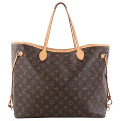 Used Louis Vuitton Neverfull NM Tote Monogram Canvas GM 