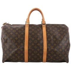 Louis Vuitton Keepall Bag Monogram Canvas 50 Louis Vuitton Keepall Bag Monogram Canvas 50