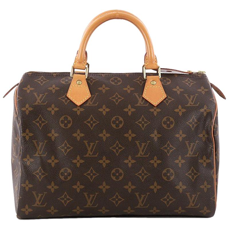 Louis Vuitton Speedy Handbag Monogram Canvas 30