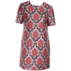 Mary Katrantzou Pink Silk Shift Dress