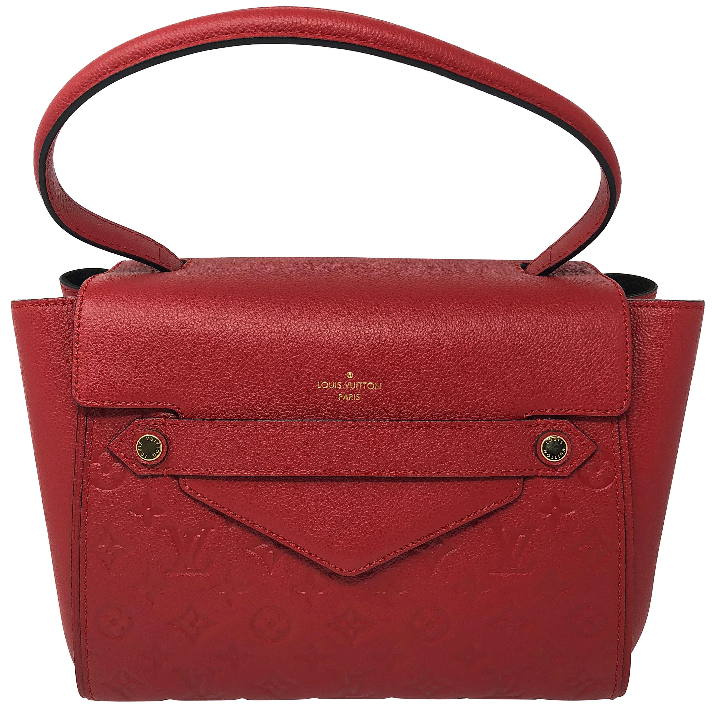 Red Louis Vuitton Eimpreinte Trocadero Bag