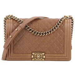 Chanel Boy Flap Bag Quilted Caviar New Medium