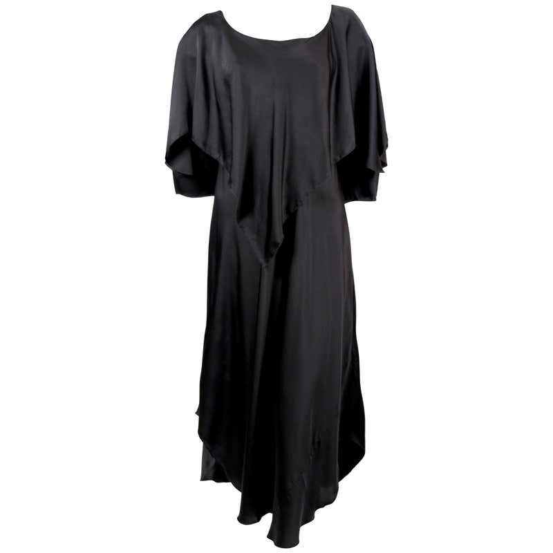 1986 CHRISTIAN DIOR Haute Couture Black Velvet Strapless Gown at 1stDibs