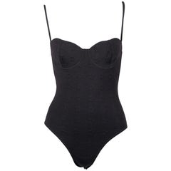 1990's ERES black bustier swimsuit - new with tags