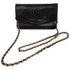 Chanel Black Wallet On Chain 