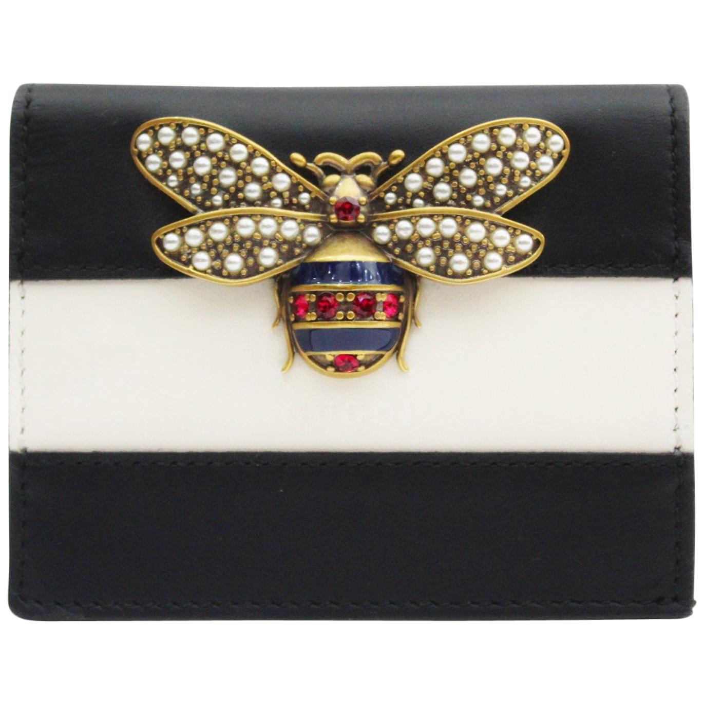 Gucci Queen Margaret leather card case, 2018