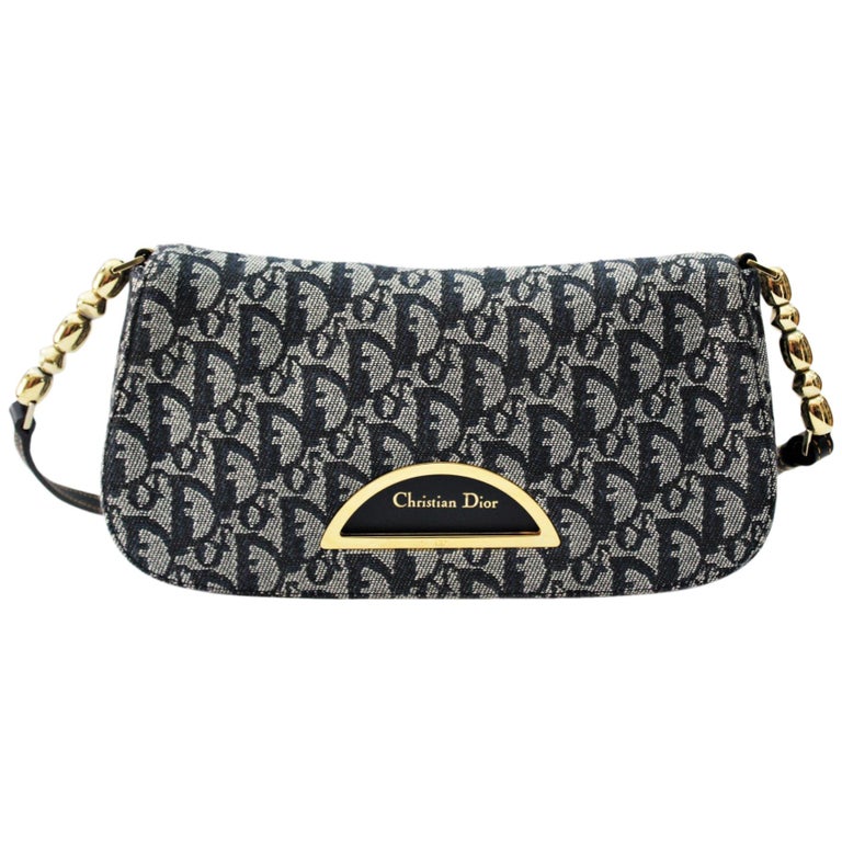 Dior iconic logo shoulder bag at 1stDibs