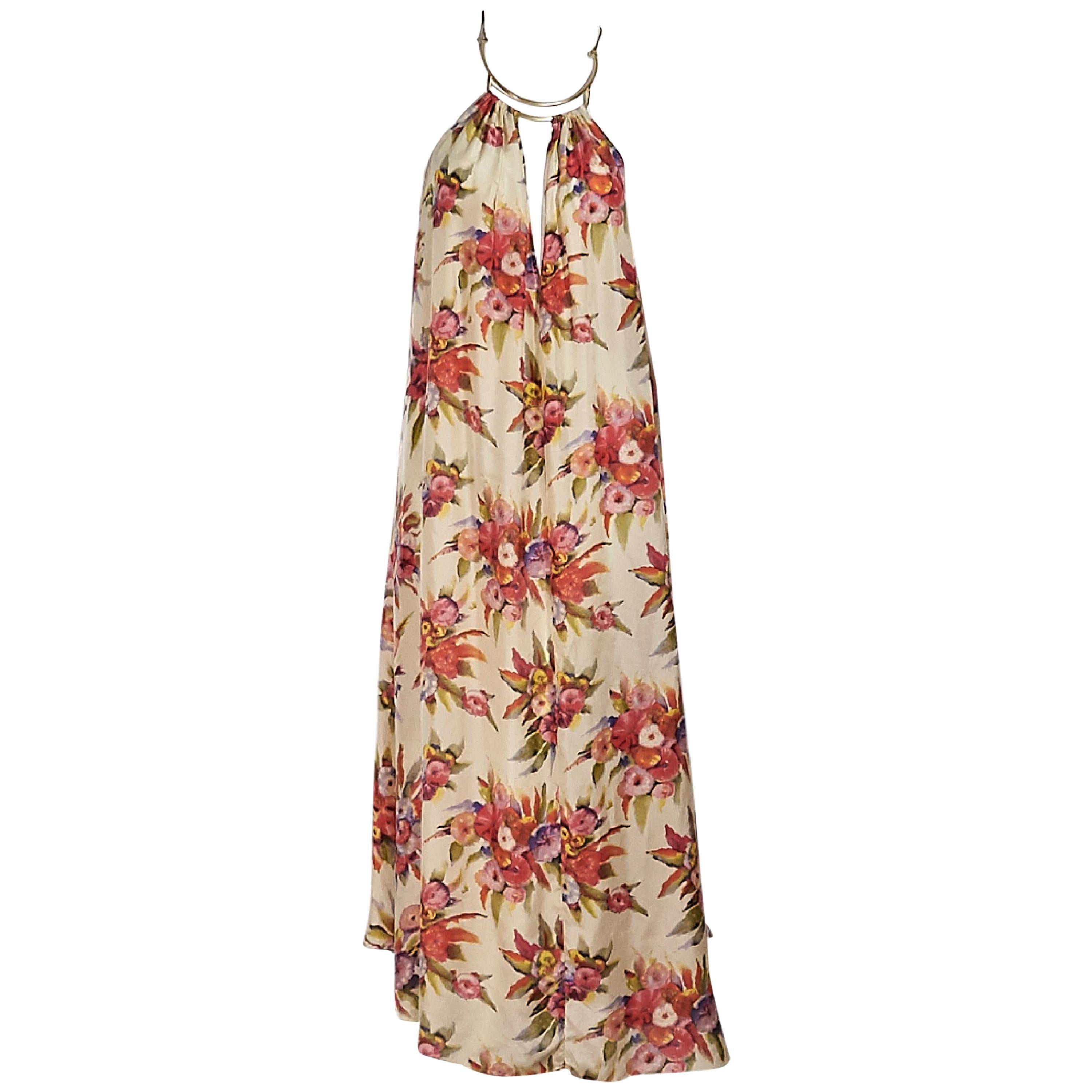 Multicolor Zimmermann Silk Floral Maxi Dress