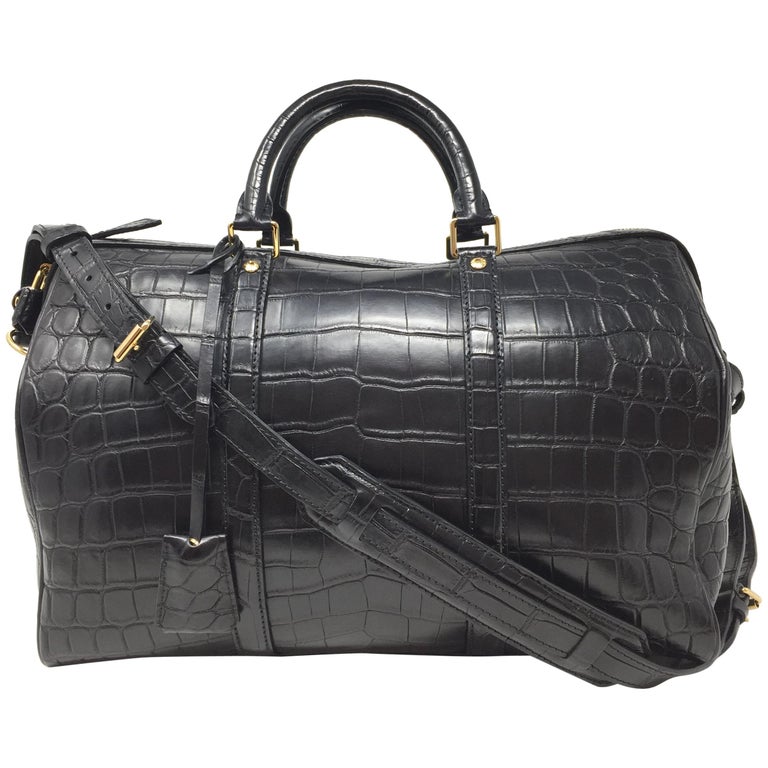 Louis Vuitton Sofia Coppola Black Nile Crocodile Leather Sc Bag, 2010 at  1stDibs