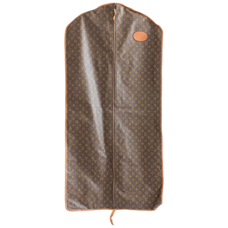 Louis Vuitton Vintage Long Garment Bag Monogram Canvas Travel Louis Vuitton Vintage Long Garment Bag Monogram Canvas Travel Luggage 1970s For