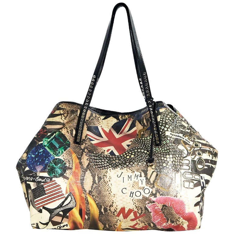Multicolor Jimmy Choo Project Pep Tote Bag For Sale at 1stDibs