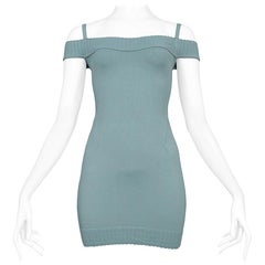 Azzedine Alaia  Vintage Seafoam Mini Dress, 1992