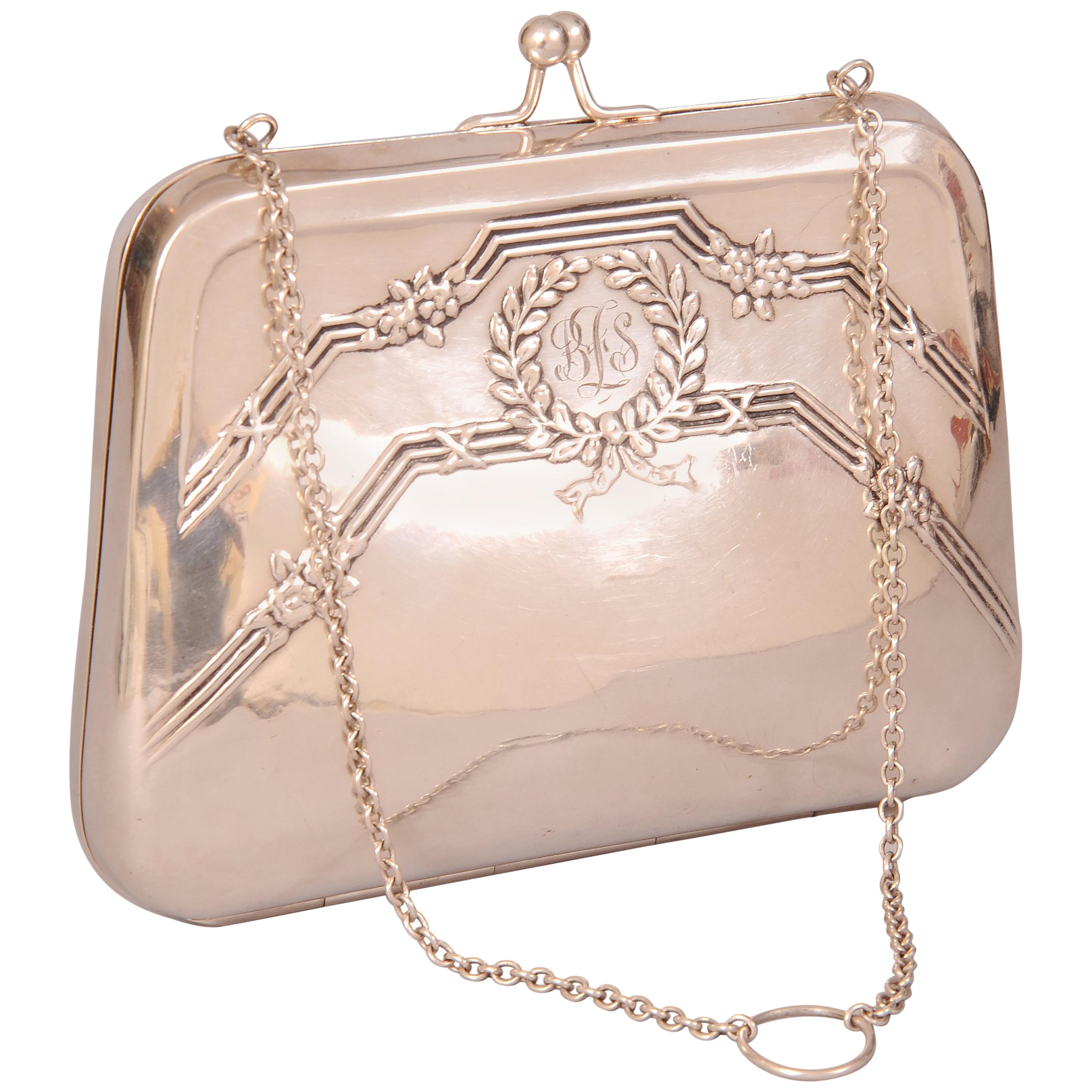 Roberta di Camerino Silver Evening Bag