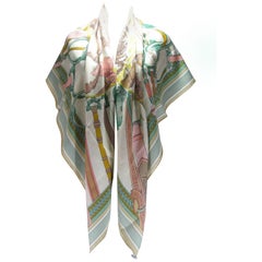 Hermès Duo d'Etriers By Virgine Jamin Cashmere Shawl 140 cm / BRAND NEW
