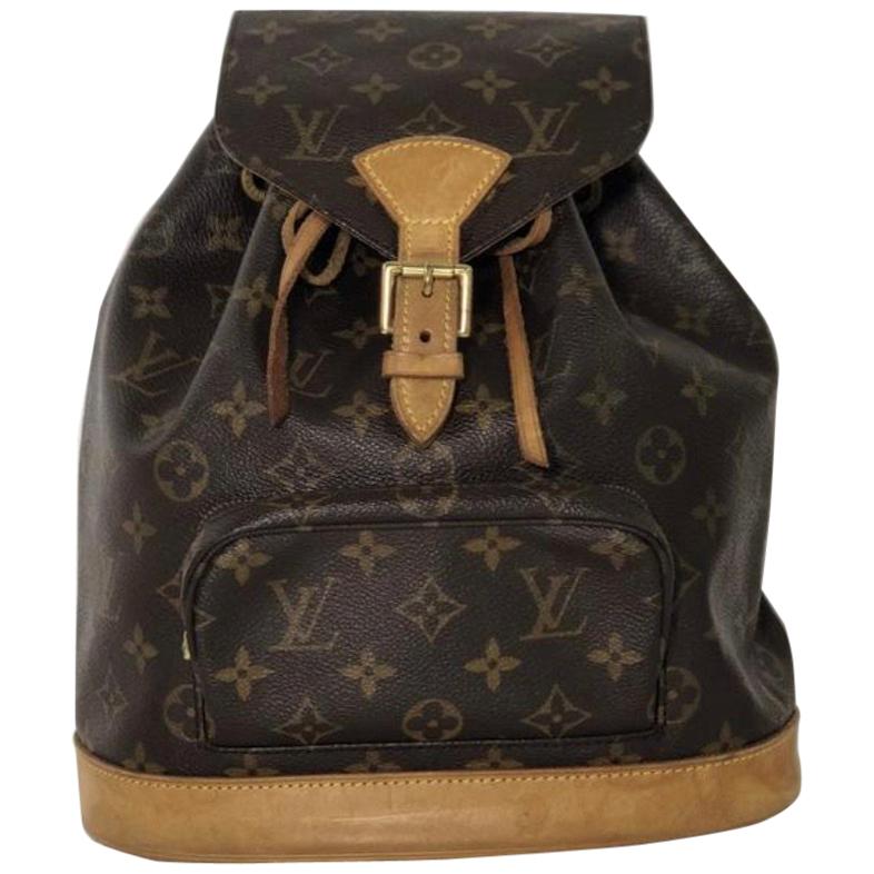 Louis Vuitton Monogram Montsouris MM Backpack Handbag For Sale