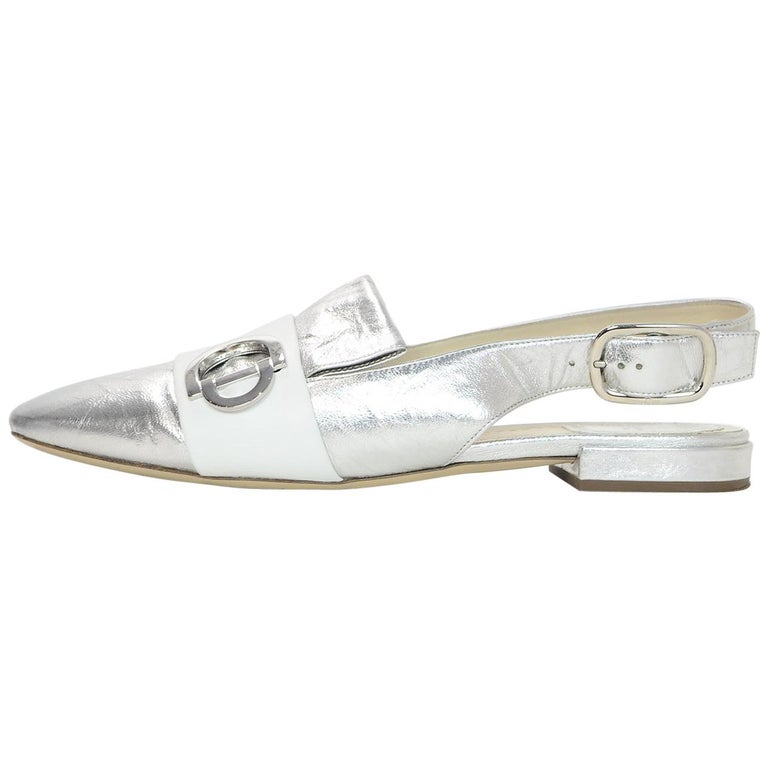 dior slingback flat mule