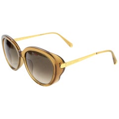 Louis Vuitton Honey Glitter Acetate Bluebell Sunglasses with Case