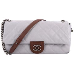 Chanel Country Chic Flap Bag Quilted Lambskin Large