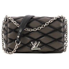 Louis Vuitton GO-14 Handbag Malletage Leather PM