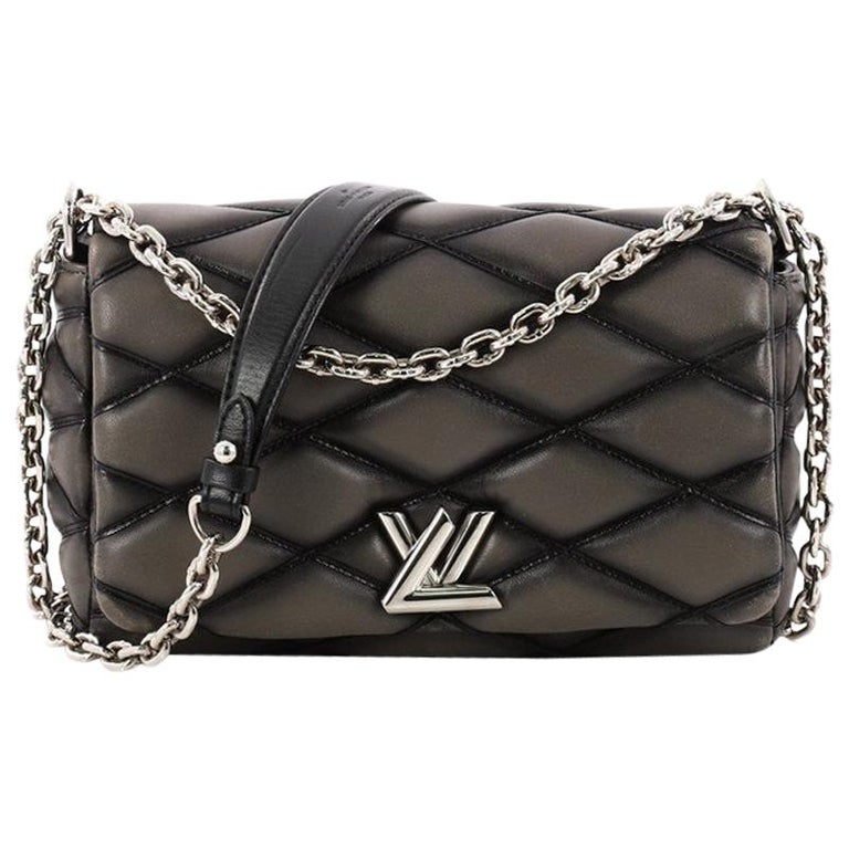 Louis Vuitton GO14 Handbag Malletage Leather PM at 1stDibs