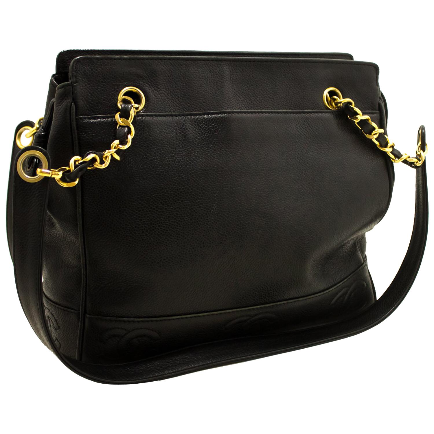 chanel caviar chain bag