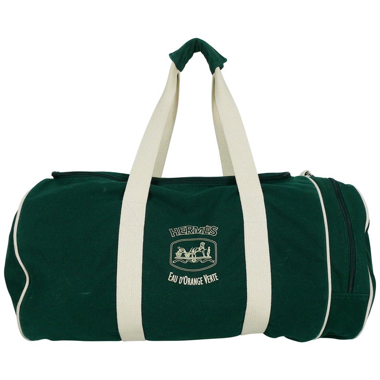 Hermes Eau D'Orange Verte Duffle Sports Bag