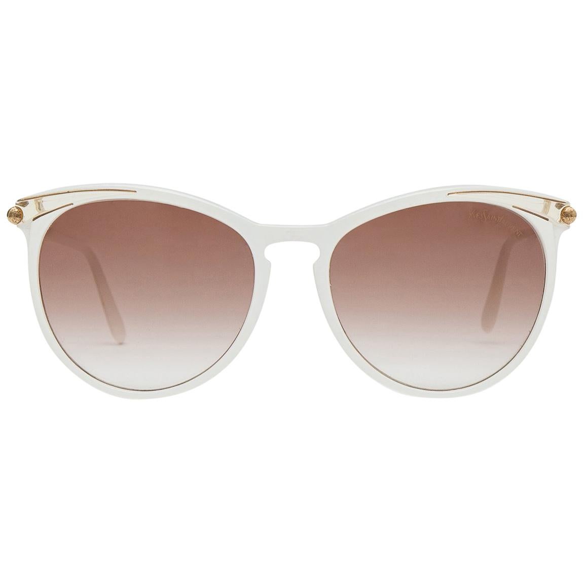 Yves Saint Laurent 8323 Sunglasses, 1980s  For Sale