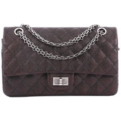 Chanel Reissue 2.55 Handbag Quilted Caviar 225