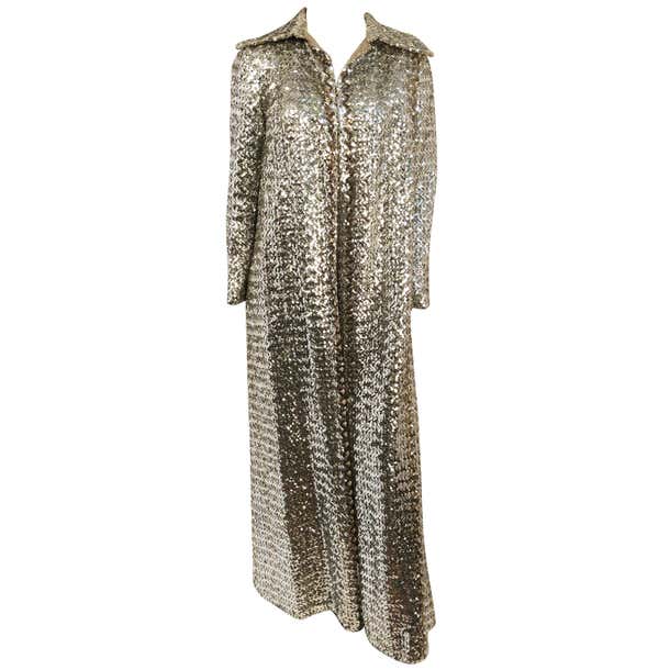 1960s Sequin Opera Coat at 1stDibs | sequin long coat