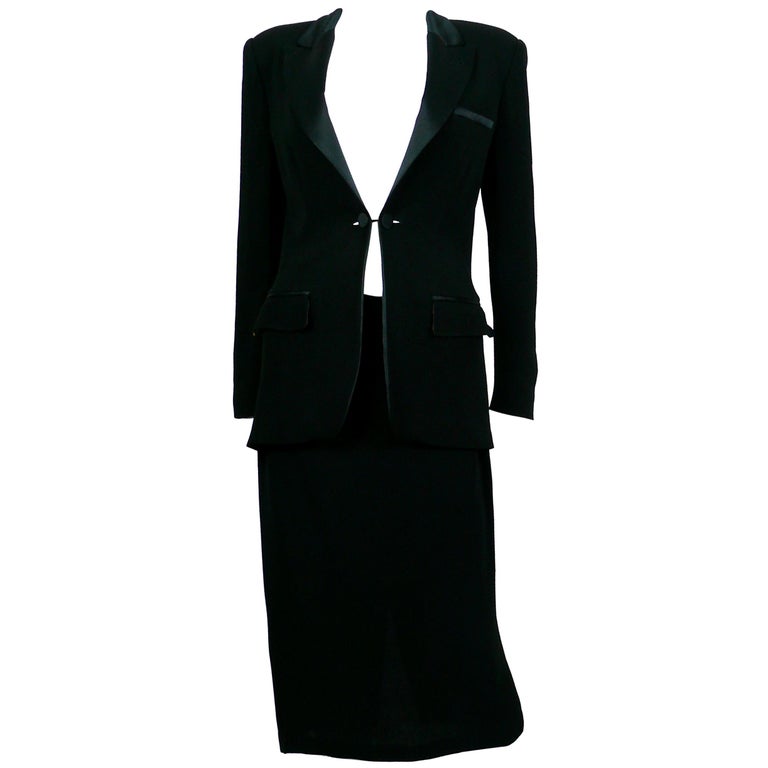 Jean Paul Gaultier Vintage Tuxedo Dress For Sale at 1stDibs