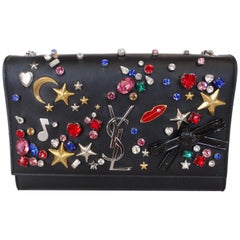 Saint Laurent F/W 16 Embellished Crossbody Clutch