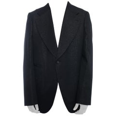 Comme des Garcons Homme Plus Fall 2014 Black Shimmer Jacket 