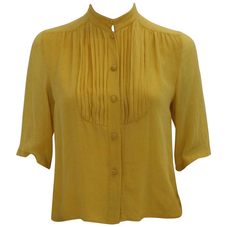 celine folk blouse