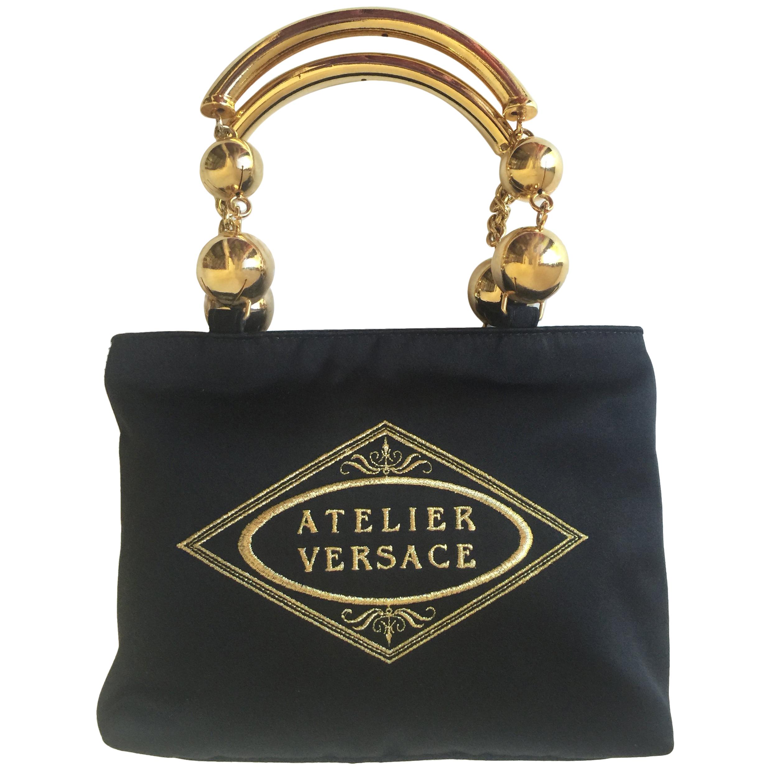 Vintage Gianni Versace Satin Evening bag
