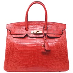 Red Top Handle Bags