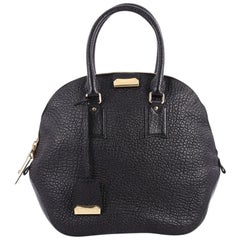 Sac Burberry Orchard Heritage en cuir grainé, taille moyenne