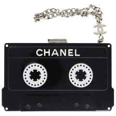 Chanel Cassette Tape Lucite Clutch