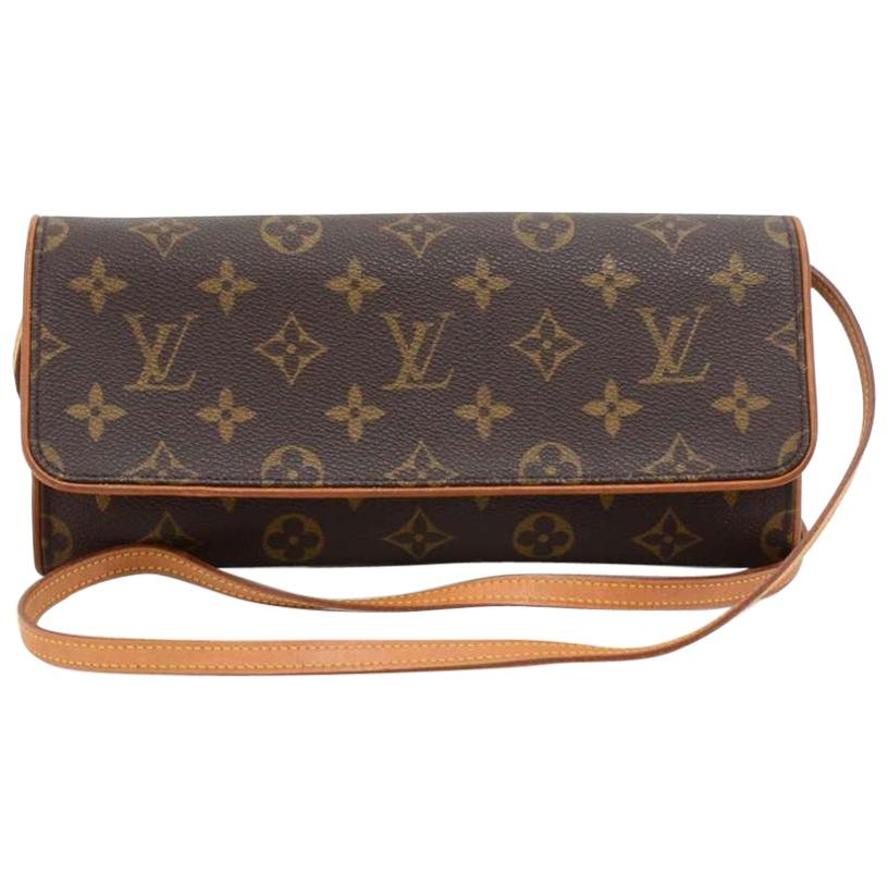 Louis Vuitton Pochette Twin GM Monogram Canvas Shoulder Bag
