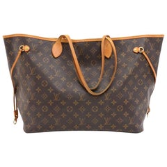 Used Louis Vuitton Neverfull GM Monogram Canvas Shoulder Tote Bag