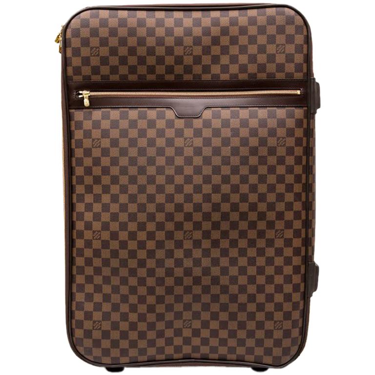 LOUIS VUITTON Pegase 65 Luggage Roller Hand Bag Damier