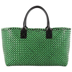 Bottega Veneta Cabat Tote Intrecciato Brushed Calfskin Medium