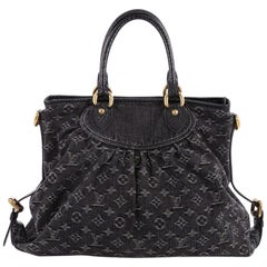 Louis Vuitton Neo Cabby Handbag Denim GM