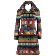 CAROL COHEN For GALAPAGO c.1960's Southwestern Tribal Princess Coat Jacket