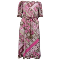 Emilio Pucci Psychedelic Dress Circa 1960