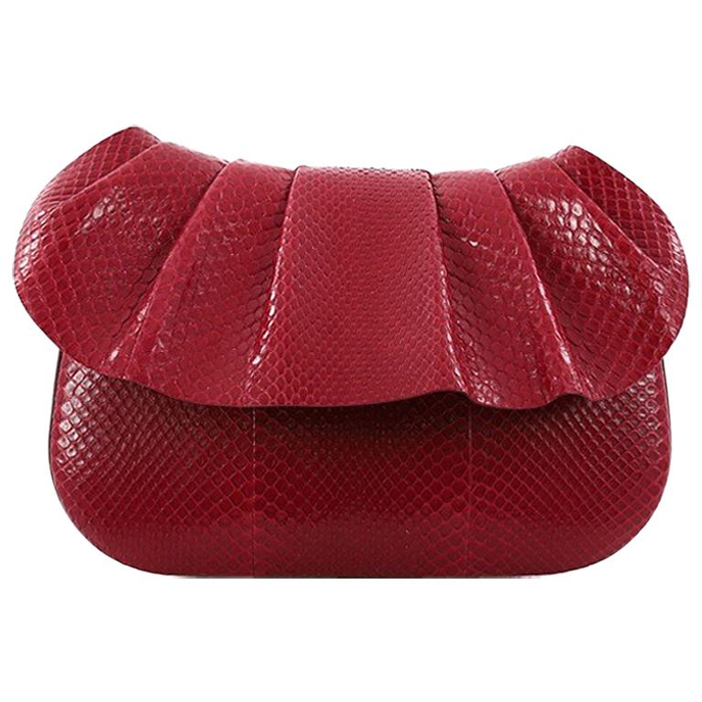 The Row Fan Shoulder Bag Python 10 at 1stDibs