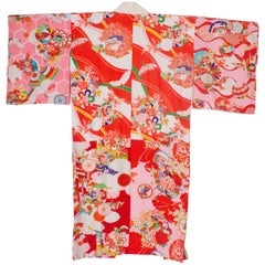 Vintage Multi Colour Kimono
